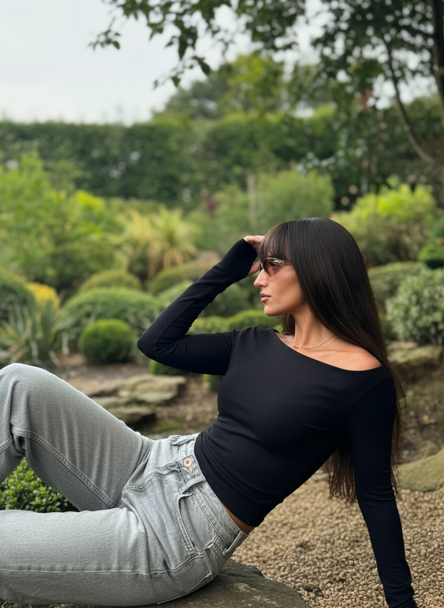 The Essential Sculpt Bluz - Siyah