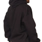 Siyah Oversize Box Fit Hoodie