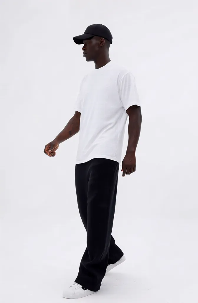 Black Basic Sweatpants